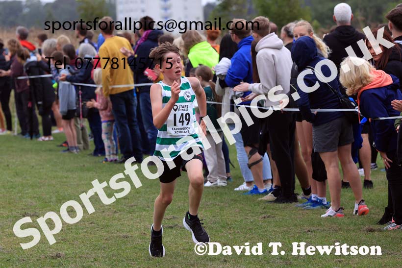 Boys and Girls Under-13s, 2024 Sunderland XC Relays.  Photo: David T. Hewitson/Sports for All Pics